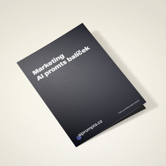 Marketing balíček 98 AI promtů (+ slovník)